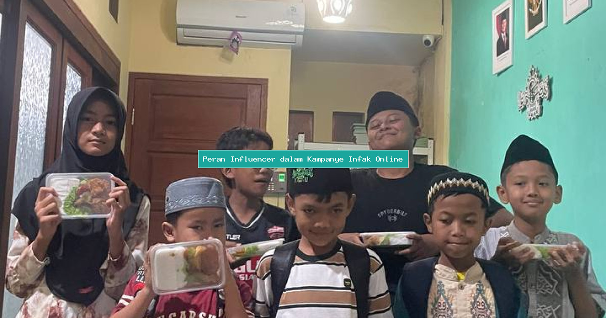 Peran Influencer dalam Kampanye Infak Online